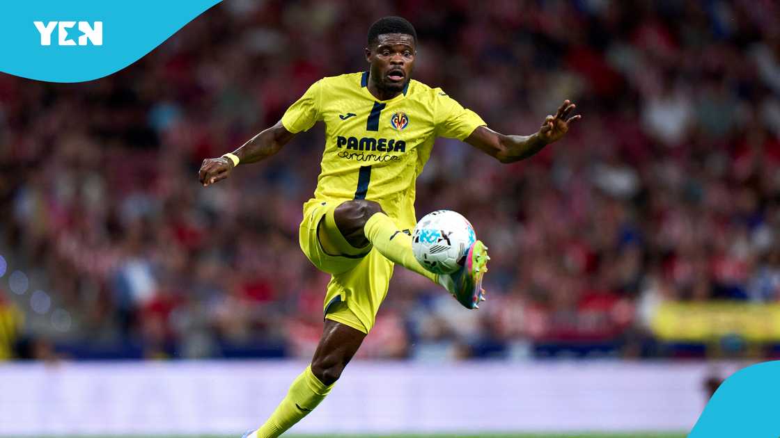 Thomas Partey, Partey vs Tottenham, Tottenham fans against Partey, Tottenham vs Villarreal, UEFA Champions League. Thomas Partey, Partey vs Tottenham, Tottenham fans against Partey, Tottenham vs Villarreal, UEFA Champions League.