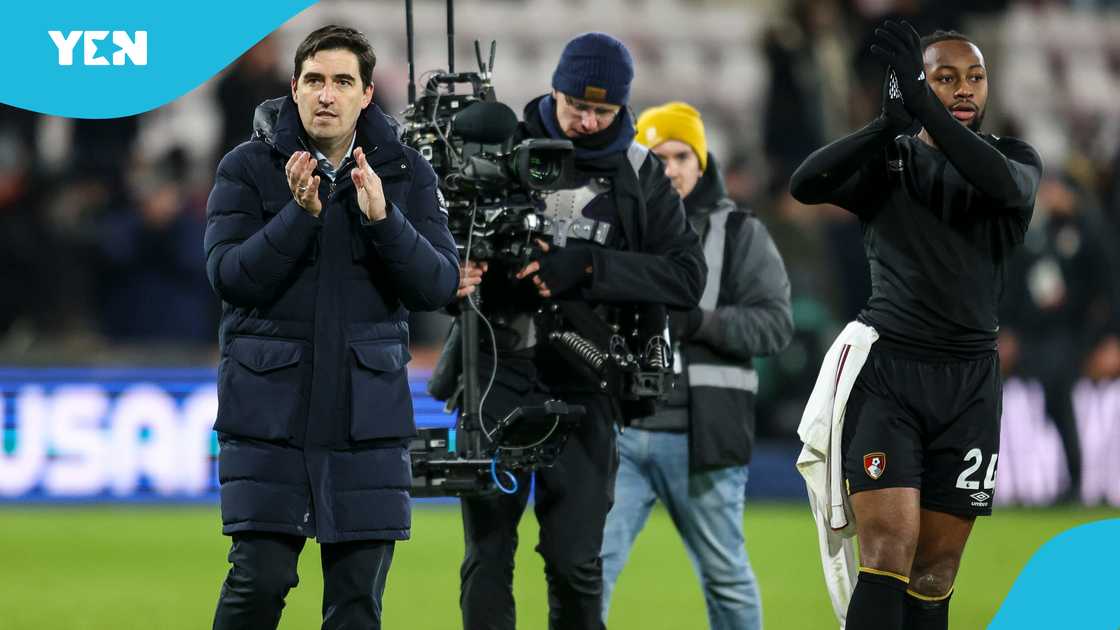 Antoine Semenyo, Bournemouth, Manchester City, Tottenham Hotspur, Semenyo's goal against Tottenham, Andoni Iraola, Semenyo's move to Man City. Antoine Semenyo, Bournemouth, Manchester City, Tottenham Hotspur, Semenyo's goal against Tottenham, Andoni Iraola, Semenyo's move to Man City.