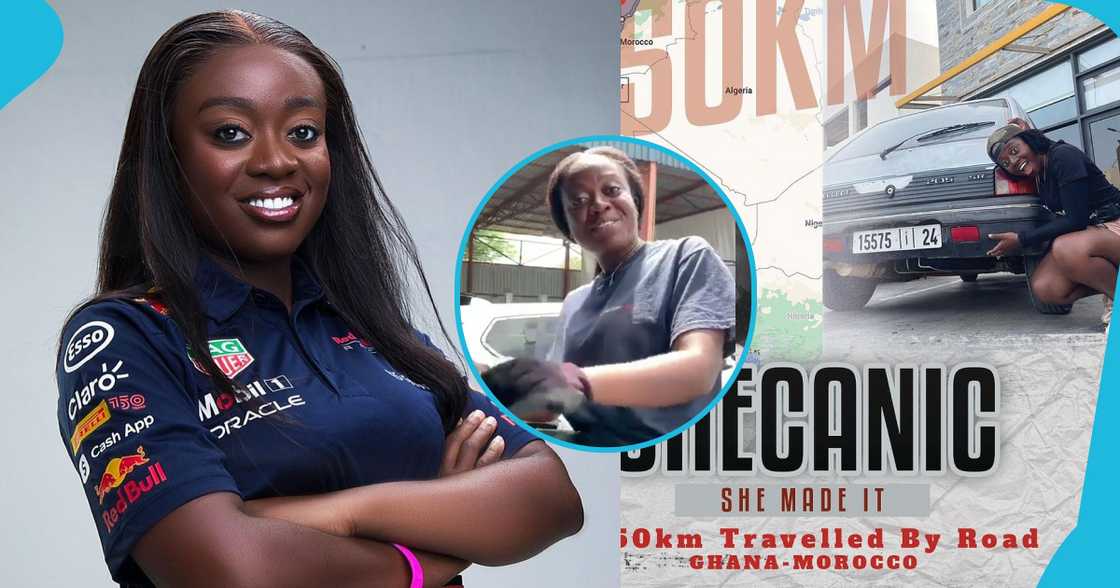 Ghanaian female mechanic engineer Ghanaian female mechanic engineer