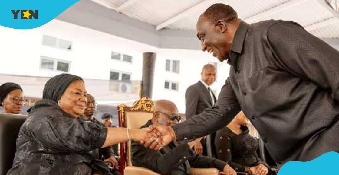 Theresa Kufuor's One Week: Akufo-Addo And Alan Kyerematen Reportedly Fail To Exchange Pleasantries Theresa Kufuor's One Week: Akufo-Addo And Alan Kyerematen Reportedly Fail To Exchange Pleasantries