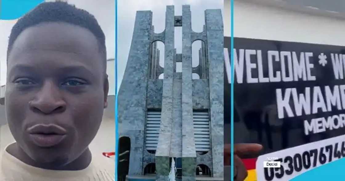 ghanaian man, absence of Gam ga langauge, kwame nkrumah memorial park, airport, kotaka airport, trending