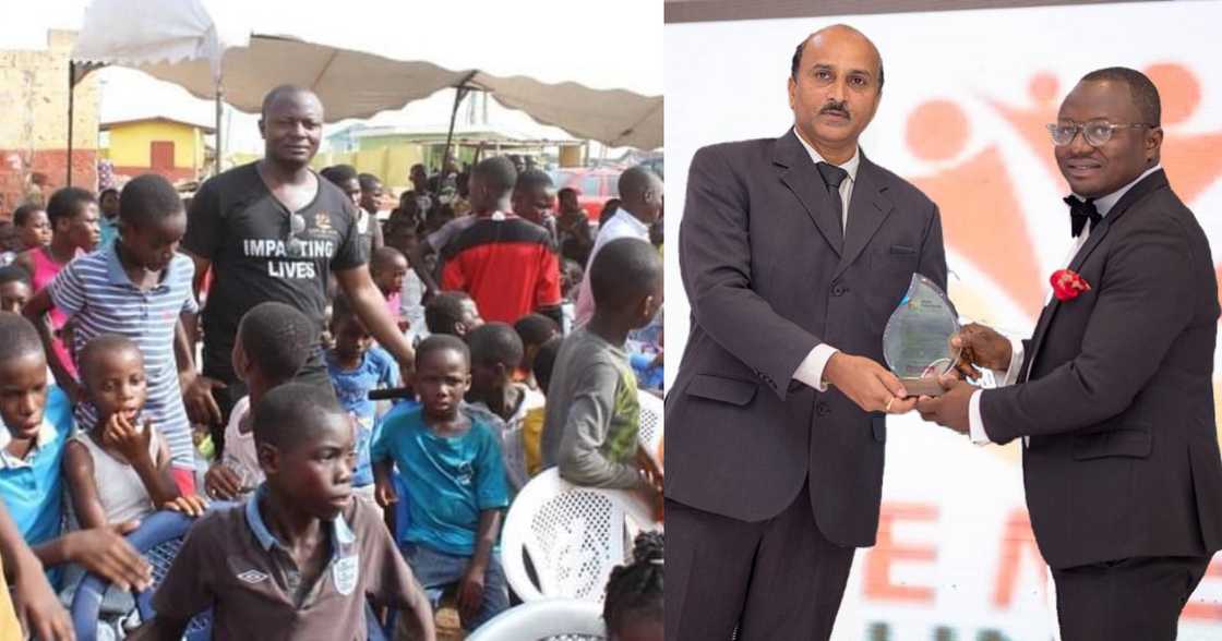 The story of how a Ghanaian man became a humanitarian after being a truck pusher The story of how a Ghanaian man became a humanitarian after being a truck pusher