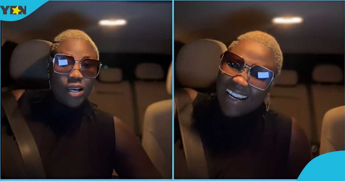 Photo of a young lady seated in her speaking in TikTok video Photo of a young lady seated in her speaking in TikTok video