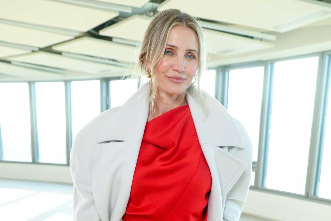 Cameron Diaz attends the Stella McCartney Womenswear Fall/Winter 2025-2026 show as part of Paris Fashion Week in Paris, France. Cameron Diaz attends the Stella McCartney Womenswear Fall/Winter 2025-2026 show as part of Paris Fashion Week in Paris, France.
