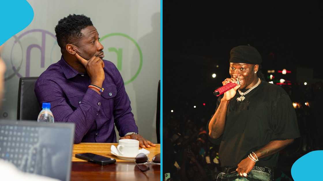 Asamoah Gyan, Stonebwoy, Tension, No fake love, no smile, SWAG Awards.