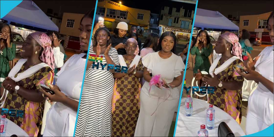 Hajia Bintu and her mother at her salon