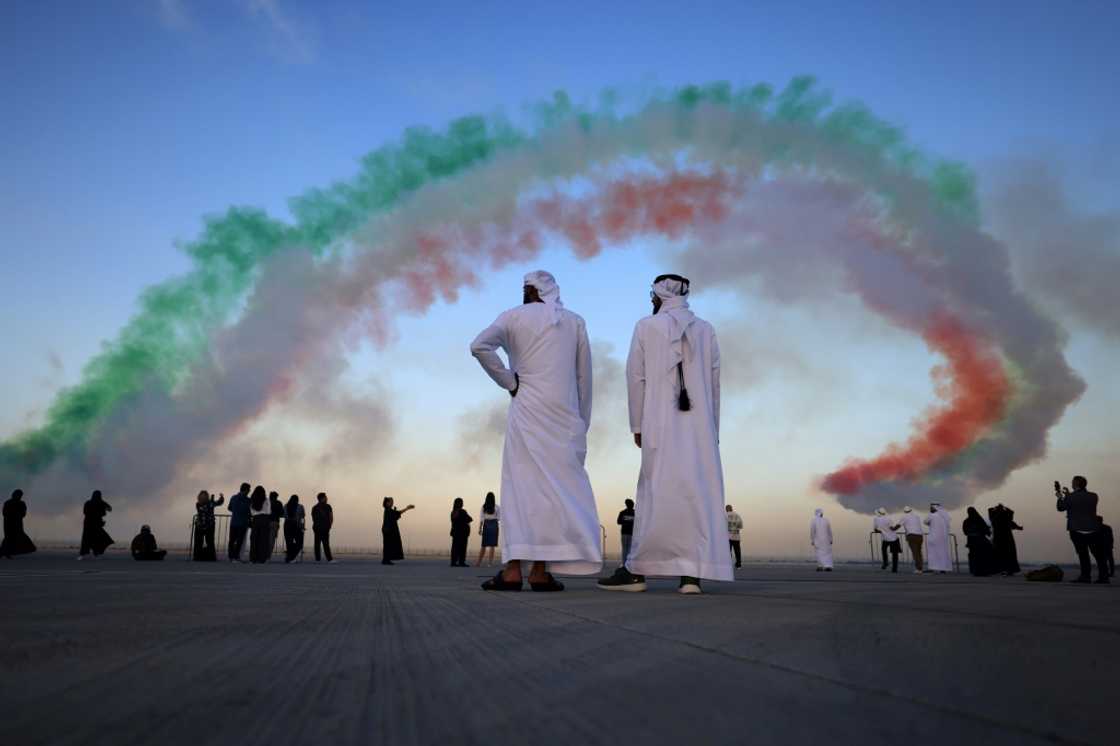The Dubai Airshow is taking place on the site of the city's planned new airport The Dubai Airshow is taking place on the site of the city's planned new airport