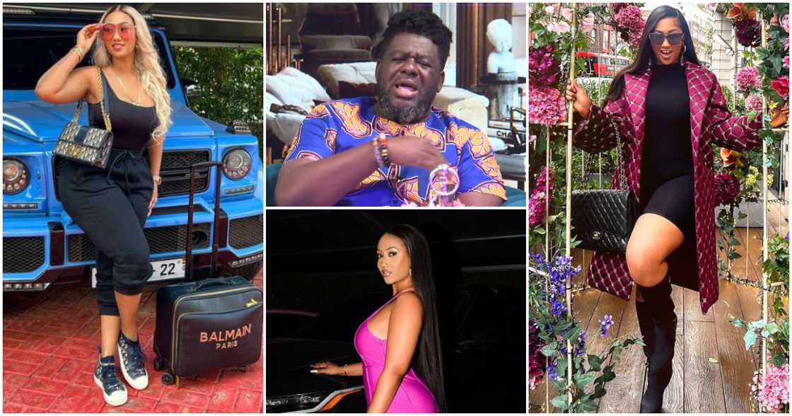 Photos of Bullhaus and Hajia4reall. Photos of Bullhaus and Hajia4reall.