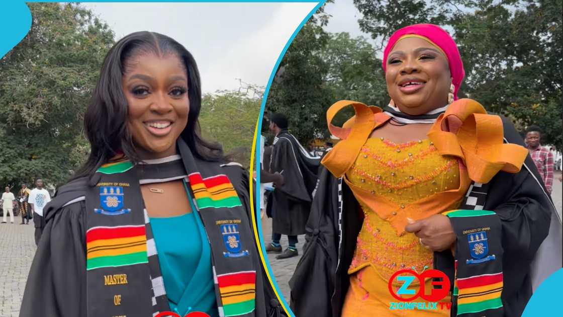 Jackie Appiah, Samira Yakubu, University Of Ghana, Legon, Kente Styles, Celebrity Styles Jackie Appiah, Samira Yakubu, University Of Ghana, Legon, Kente Styles, Celebrity Styles