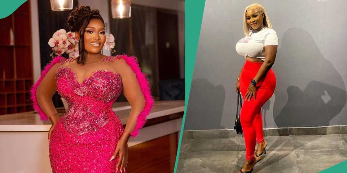 Lady in black corset dress Lady in black corset dress