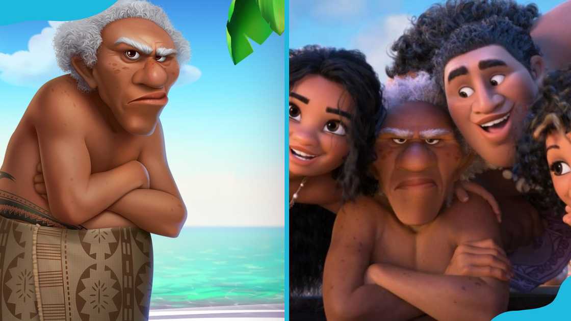 Kele looking angry and other Moana cast Kele looking angry and other Moana cast