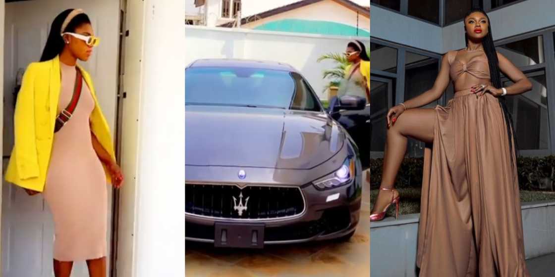 Boss lady: Becca starts 2021 in new Maserati as she shows off luxurious car (Video) Boss lady: Becca starts 2021 in new Maserati as she shows off luxurious car (Video)