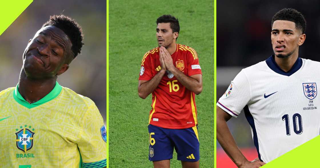 Spain's Rodri has forced himself into the Ballon d'Or discussion after it was thought Vinicius Junior and Jude Bellingham were favourites. Spain's Rodri has forced himself into the Ballon d'Or discussion after it was thought Vinicius Junior and Jude Bellingham were favourites.