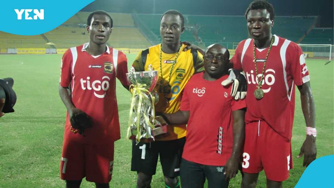 Coach Isaac 'Opeele' Boateng, Otumfour Cup, Asante Kotoko, King Faisal. Coach Isaac 'Opeele' Boateng, Otumfour Cup, Asante Kotoko, King Faisal.