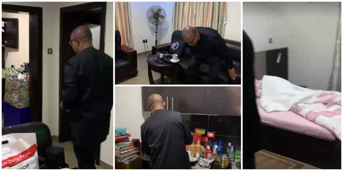 Viral video of simple one-bedroom and parlour house Peter Obi currently sleeps in stirs massive reactions Viral video of simple one-bedroom and parlour house Peter Obi currently sleeps in stirs massive reactions
