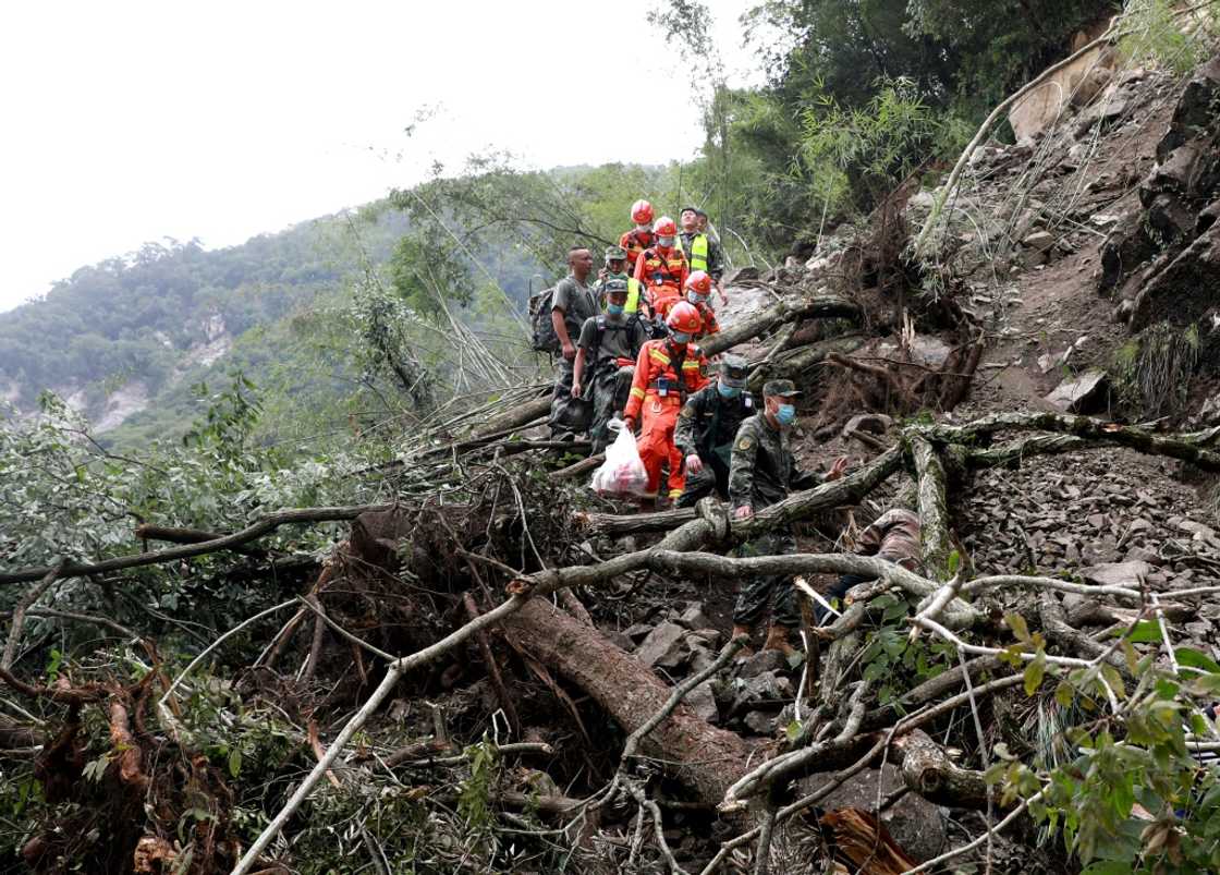 The People's Liberation Army, paramilitary police and fire rescue services dispatched over 10,000 rescuers to the area The People's Liberation Army, paramilitary police and fire rescue services dispatched over 10,000 rescuers to the area