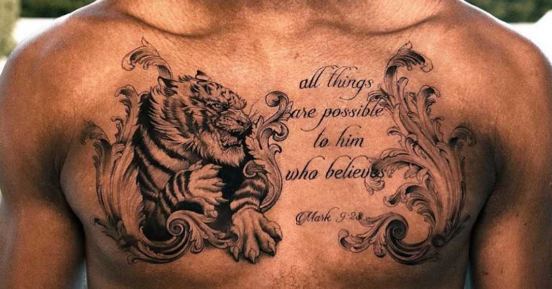 Mark 9:23 Bible verse tattoo