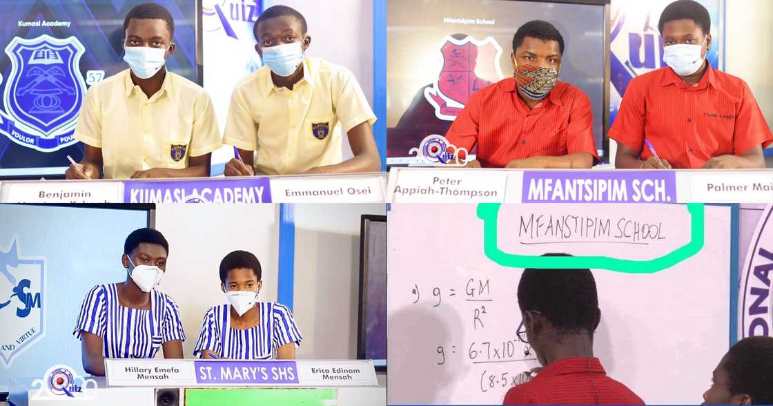 NSMQ 2020: Mfantsipim defeated by Kumasi Academy; Laughed for wrong spelling of school's name NSMQ 2020: Mfantsipim defeated by Kumasi Academy; Laughed for wrong spelling of school's name
