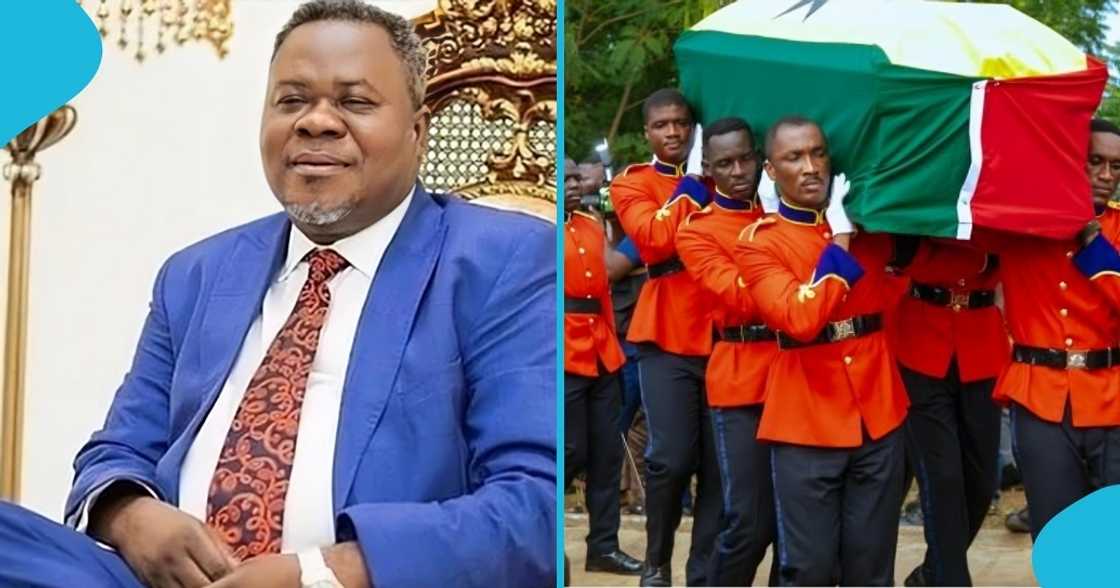 Dr Kwaku Oteng, drama, ghana, state funeral, soldier, kwaku oteng, helicopter crash Dr Kwaku Oteng, drama, ghana, state funeral, soldier, kwaku oteng, helicopter crash