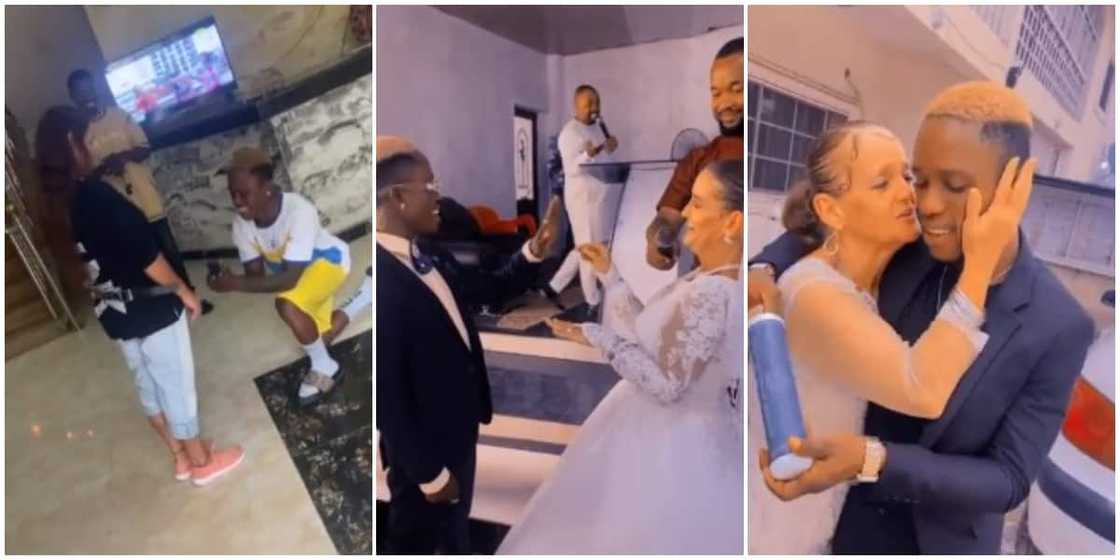 26-year-old Nigerian man who tied the knot with 54-year-old Oyinbo lady 26-year-old Nigerian man who tied the knot with 54-year-old Oyinbo lady