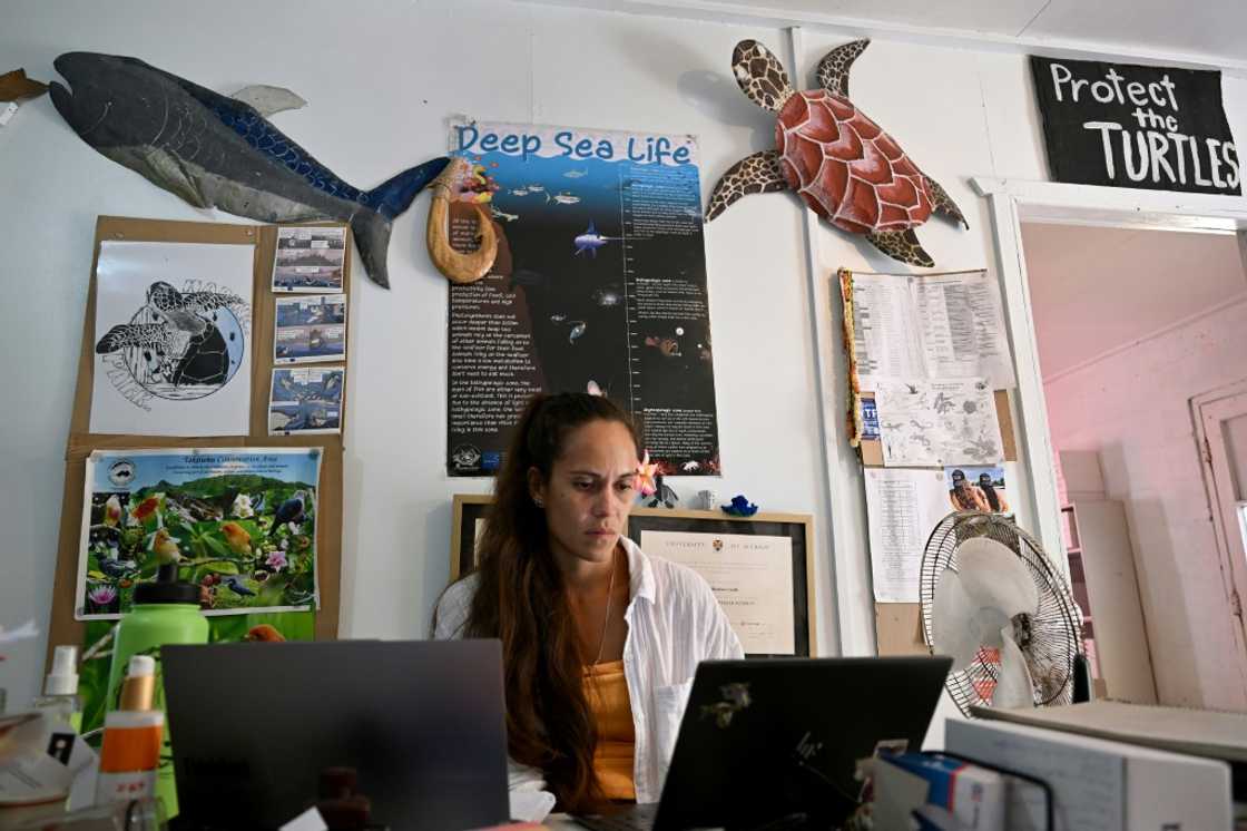 Environmentalist Alanna Smith warns about the dangers to the environment created by deep sea mining in Rarotonga, Cook Islands