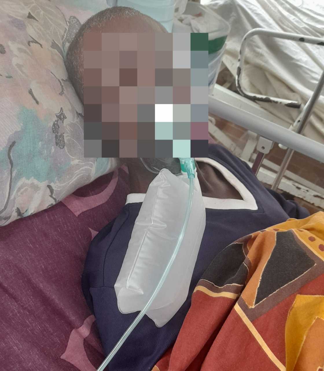 Kwame Asugre is a victim of mining dust. Kwame Asugre is a victim of mining dust.