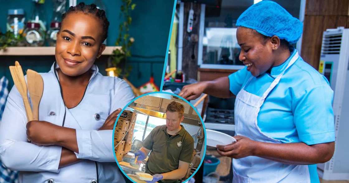 Photos of Chef Failatu Razak and Irish Chef Alan Fisher. Photos of Chef Failatu Razak and Irish Chef Alan Fisher.