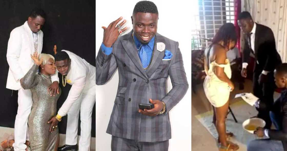 Pastor Blinks: Photos of the man shaving women's private in viral video Pastor Blinks: Photos of the man shaving women's private in viral video