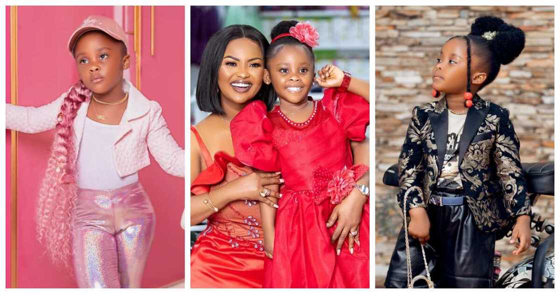 Ghanaian actress Nana Ama McBrown says her daughter, Baby Maxin completes her