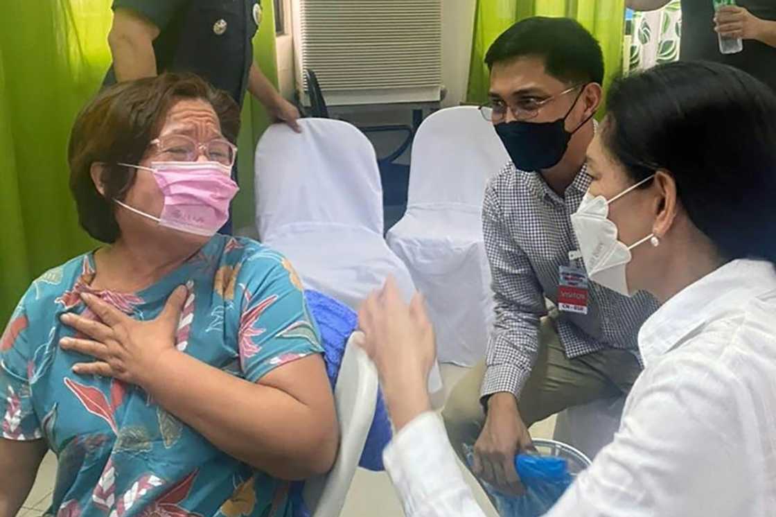 De Lima was unhurt, Boni Tacardon, her lawyer, confirmed to AFP De Lima was unhurt, Boni Tacardon, her lawyer, confirmed to AFP