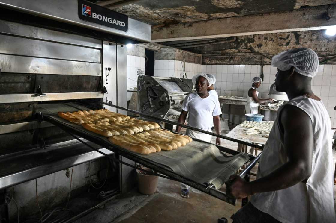 A bakery in Yopougon, a working class suburb of Abidjan, where the flour mix is used to make bread. Consumers may take time to adapt to the starchier taste, say bakers A bakery in Yopougon, a working class suburb of Abidjan, where the flour mix is used to make bread. Consumers may take time to adapt to the starchier taste, say bakers