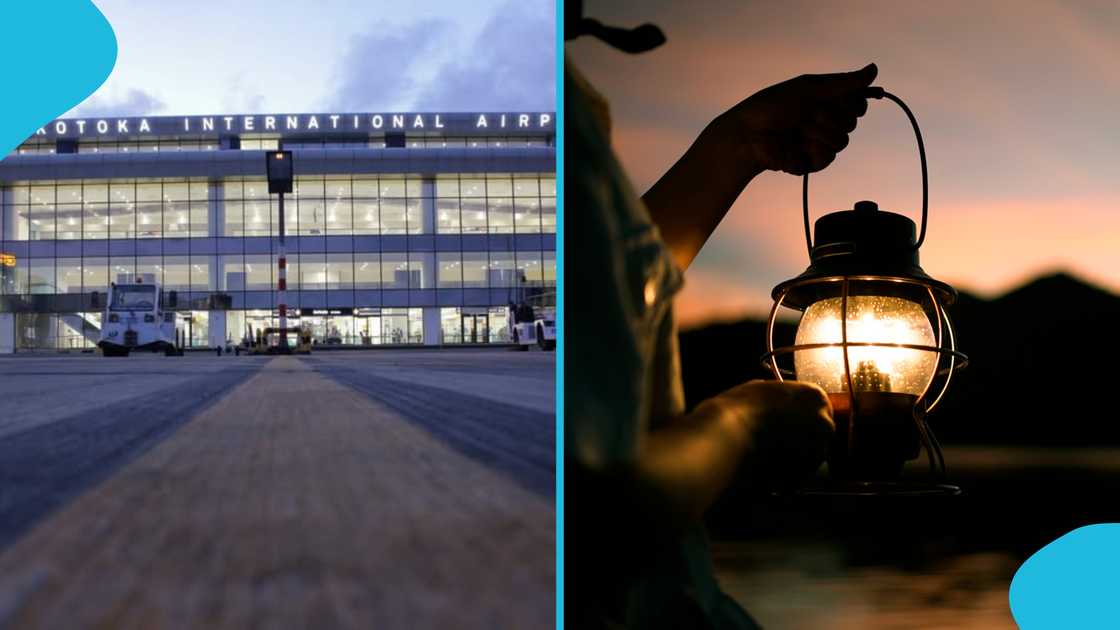 Kotoka International Airport, Airports in Ghana, Dumsor, Power outage, Power outage at airport, Stranded passengers, Lights out. Kotoka International Airport, Airports in Ghana, Dumsor, Power outage, Power outage at airport, Stranded passengers, Lights out.