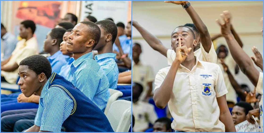 Photo of Osei Tutu and Opoku Ware students