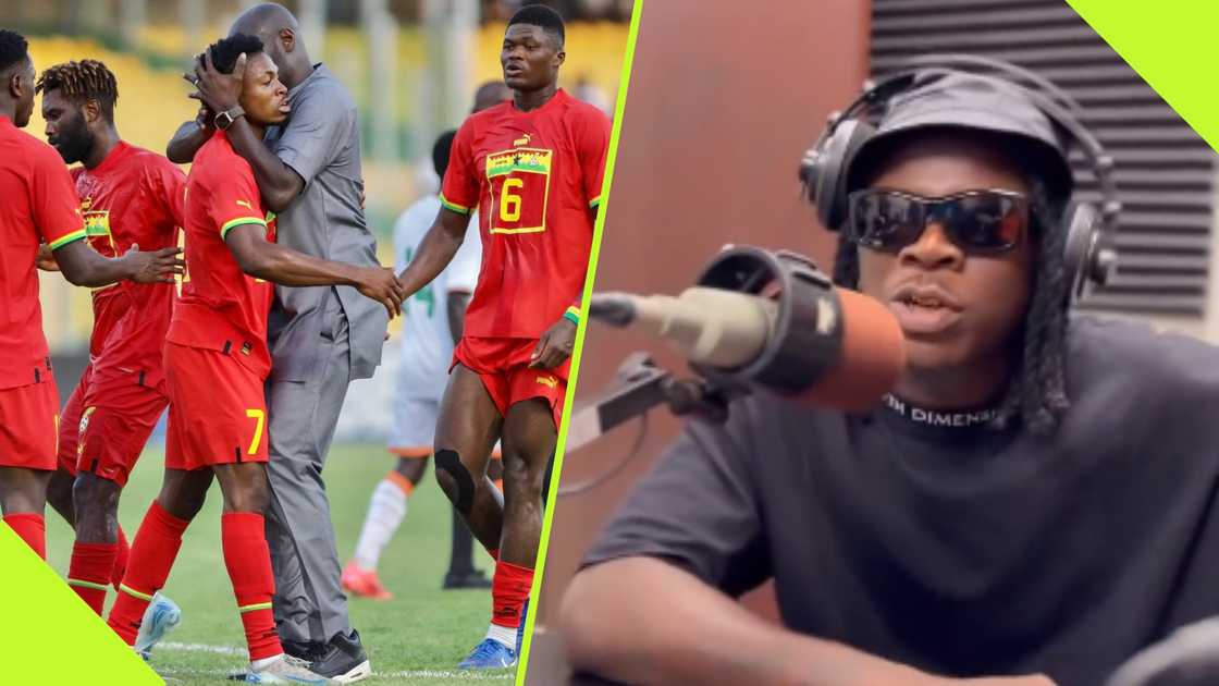 Stonebwoy calls for inclusion of home-based players to the Black Stars. Stonebwoy calls for inclusion of home-based players to the Black Stars.