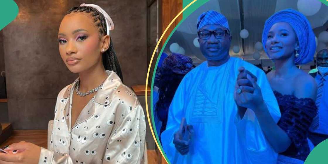 Femi Otedola celebrates his daughter Temi's 28th birthday. Femi Otedola celebrates his daughter Temi's 28th birthday.