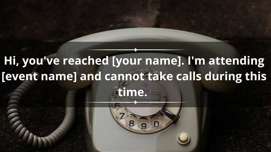 Voicemail greeting ideas