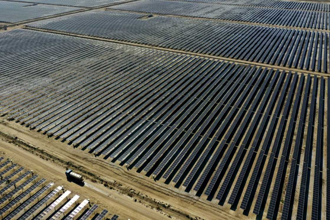 An aerial view of the site at Karavasta, near the city of Lushnje, southwest of Albanian capital Tirana An aerial view of the site at Karavasta, near the city of Lushnje, southwest of Albanian capital Tirana