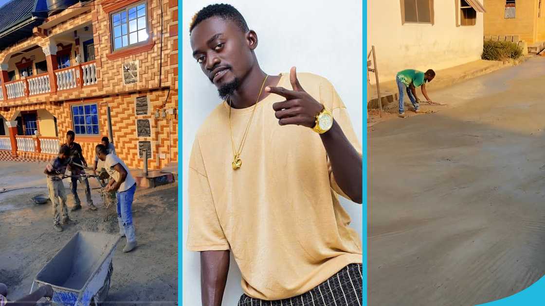 Lil Win, Lil Win and mother, Lil Win's mother, Lil Win's mother's mansion, Lil Win cements road, Kumawood actor Lil Win, Lil Win and mother, Lil Win's mother, Lil Win's mother's mansion, Lil Win cements road, Kumawood actor