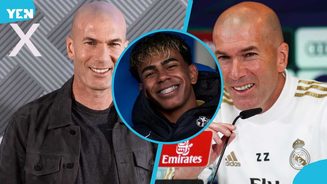 Zinedine Zidane, Lamine Yamal, Real Madrid, Barcelona