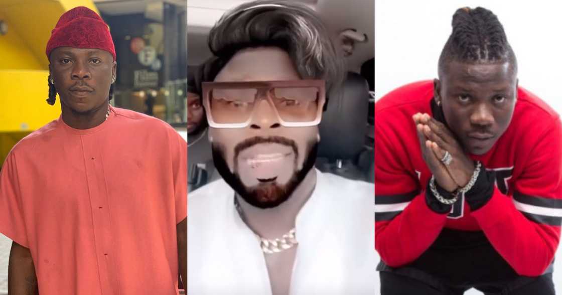 Video of StonebwoyDressed like Woman Drops Online; fans can’t stop Laughing