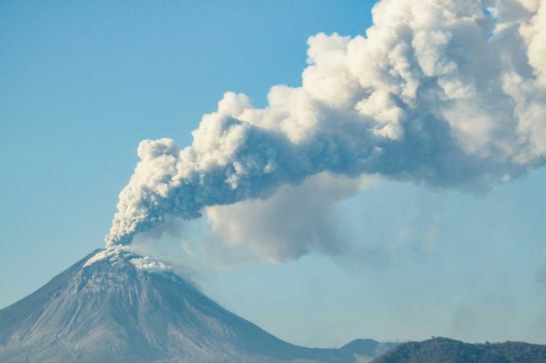 Mount Lewotobi Laki Laki spews ash and smoke in another eruption after multiple in recent weeks