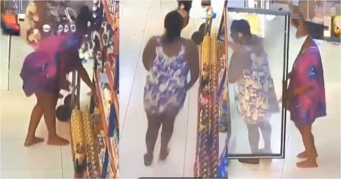 Hard girls: 2 ladies caught on camera stealing from shop in mafia-style; video goes viral Hard girls: 2 ladies caught on camera stealing from shop in mafia-style; video goes viral