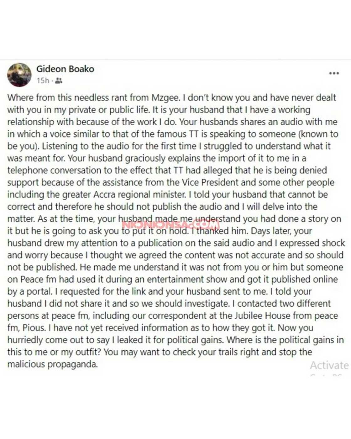 I have never met her - Bawumia's Aide Clarifies after 'Curses' I have never met her - Bawumia's Aide Clarifies after 'Curses'