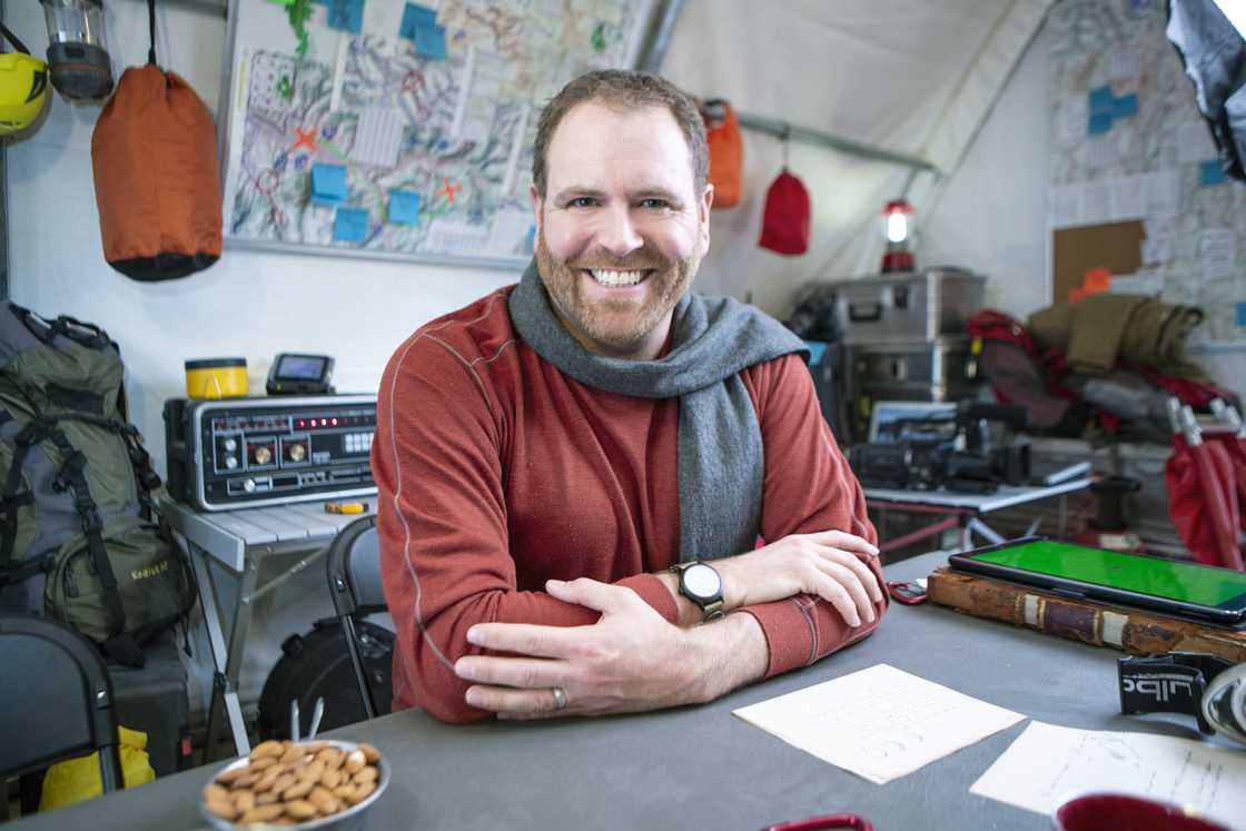 Television producer, author, and actor Josh Gates poses for a portrait in Los Angeles, California. Television producer, author, and actor Josh Gates poses for a portrait in Los Angeles, California.