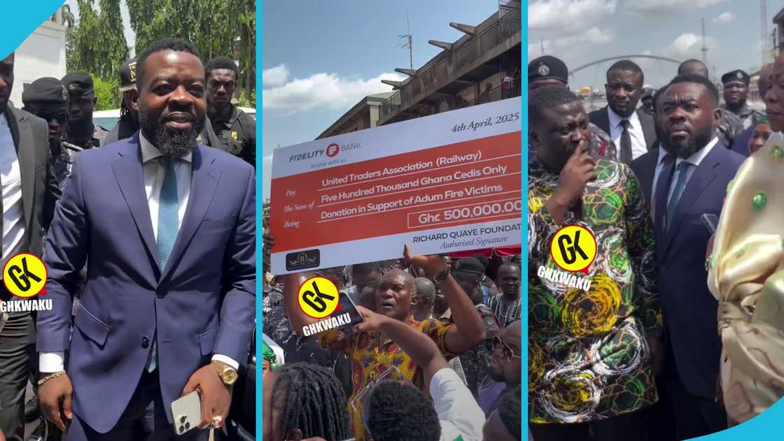 Richard Nii Armah Quaye, Adum PZ, Donation, Adum Fire victims, Richard Quaye's wealth Richard Nii Armah Quaye, Adum PZ, Donation, Adum Fire victims, Richard Quaye's wealth