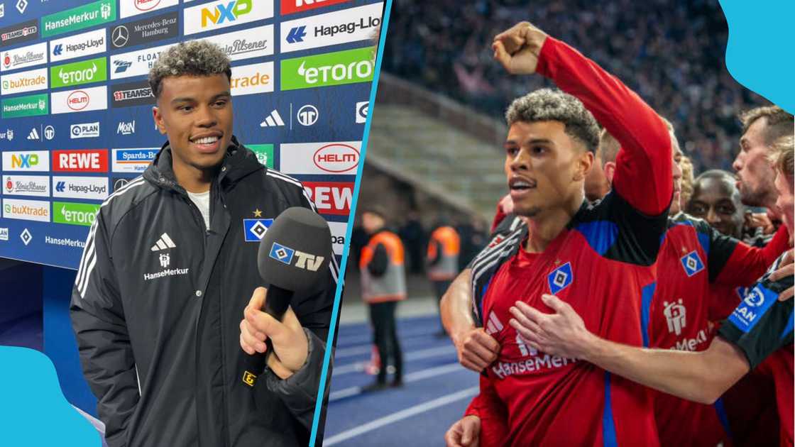 Ransford-Yeboah Konigsdorffer scores in five-goal thriller for Hamburger. Ransford-Yeboah Konigsdorffer scores in five-goal thriller for Hamburger.