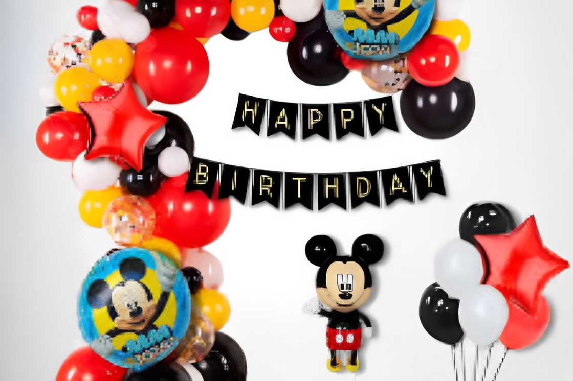 Mickey mouse birthday theme for boy decorations