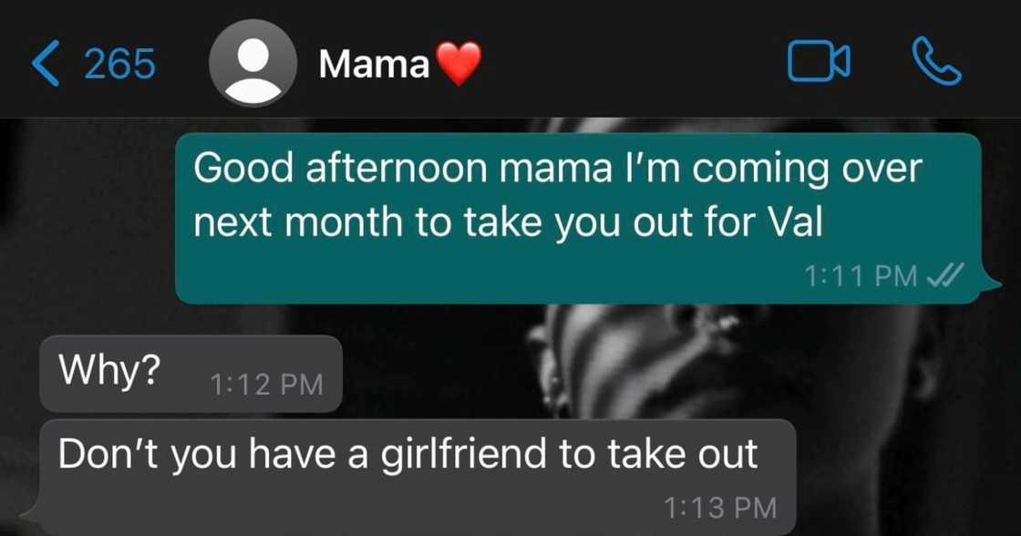 Mum initiates hunt for girlfriend after her son asked her out on Valentine's Day Mum initiates hunt for girlfriend after her son asked her out on Valentine's Day