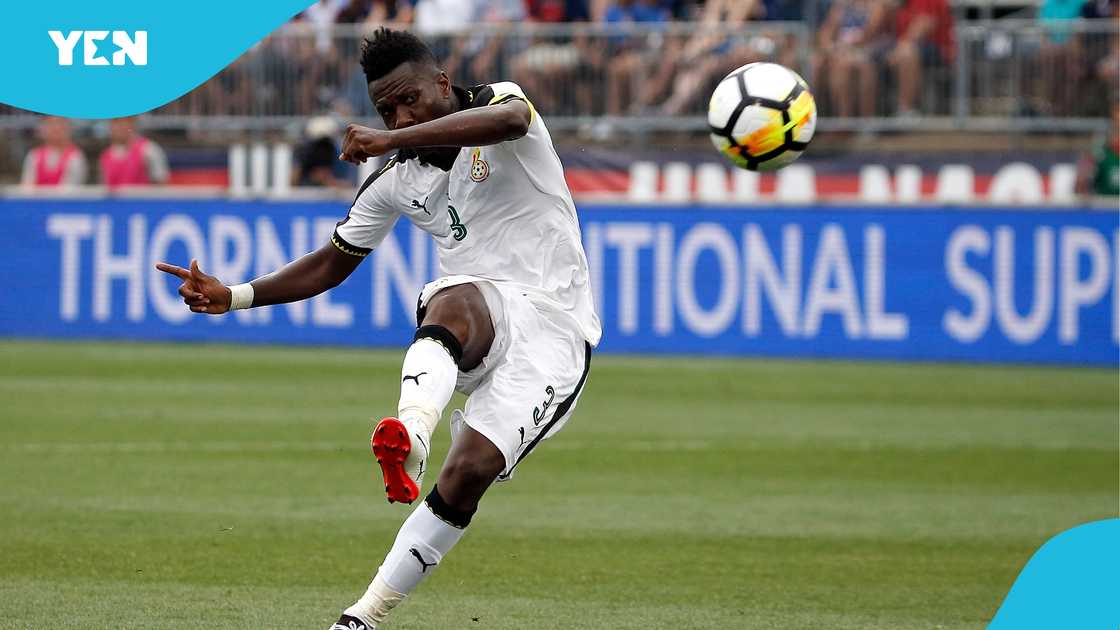 Asamoah Gyan scored 51 goals for the Black Stars. Asamoah Gyan scored 51 goals for the Black Stars.