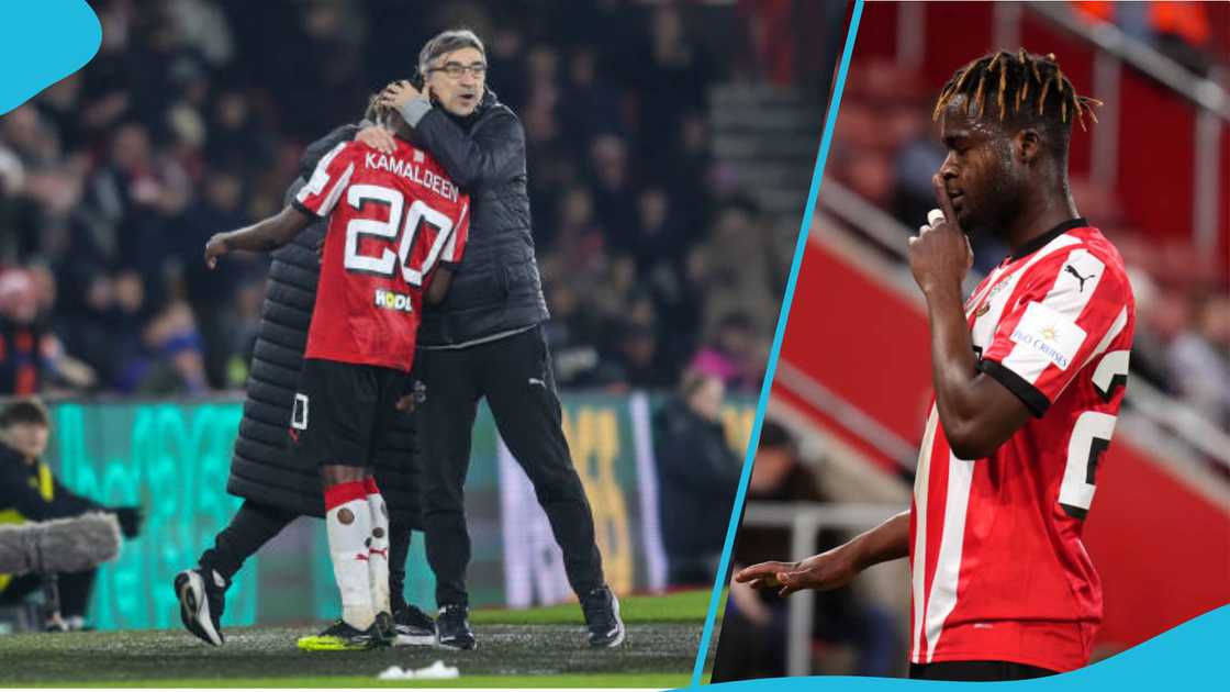 Kamaldeen Sulemana scores as Southampton beat Swansea. Kamaldeen Sulemana scores as Southampton beat Swansea.